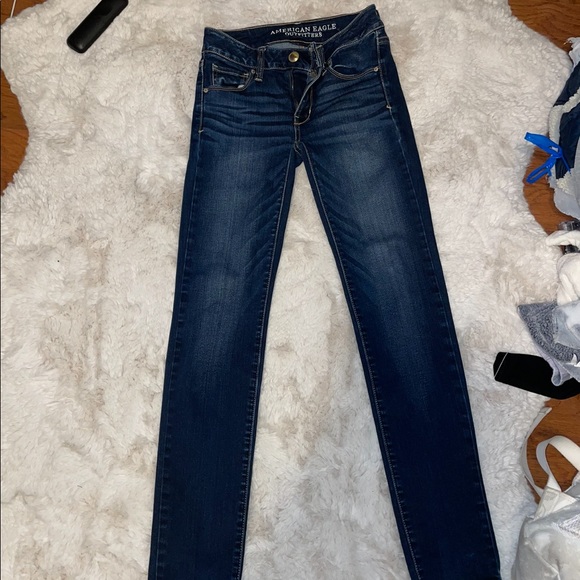 American Eagle Super Stretch Jeans Size 00 - Picture 1 of 2